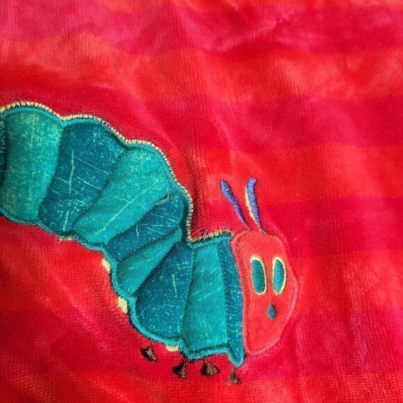 VINTAGE Eric Carle velvet striped The‎ Hungry Catapillar one piece 0-3 months - Picture 5 of 8